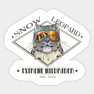 Snow Leo Sticker